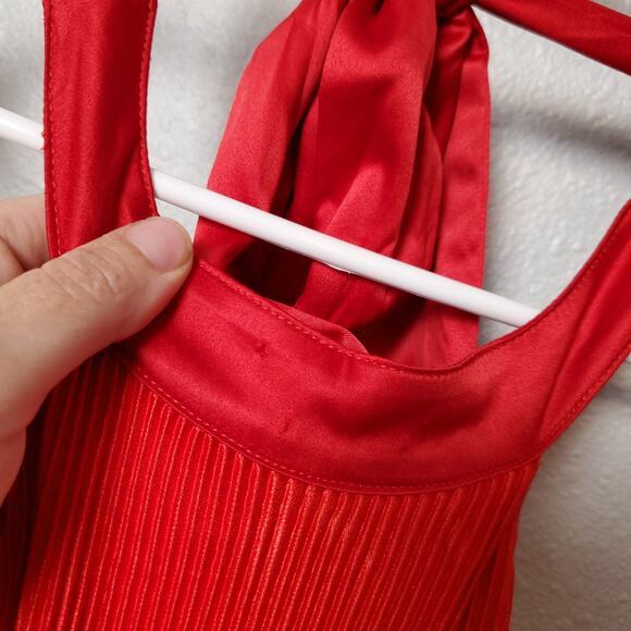 NWT ANTHROPOLOGIE Pleated Halter Neck Jumpsuit - Picture 5 of 12